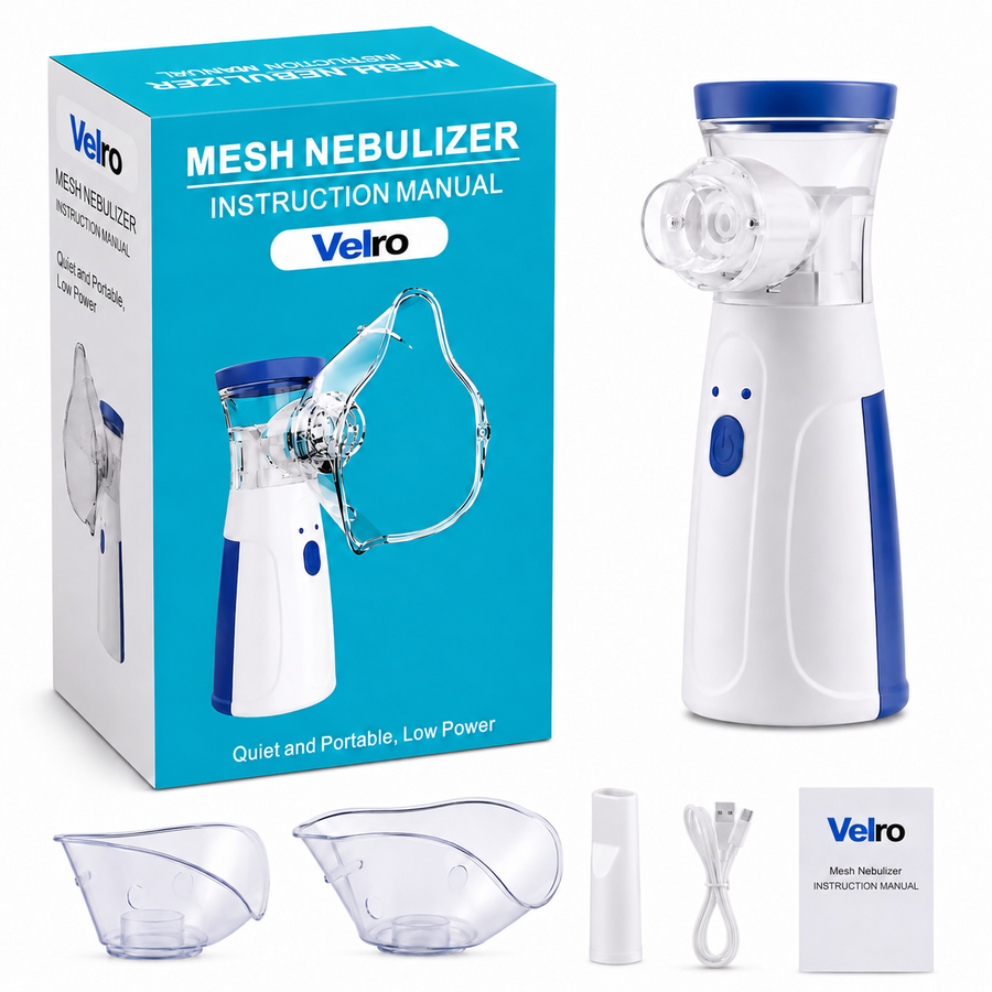 Portable mesh nebulizer available at VELRO
